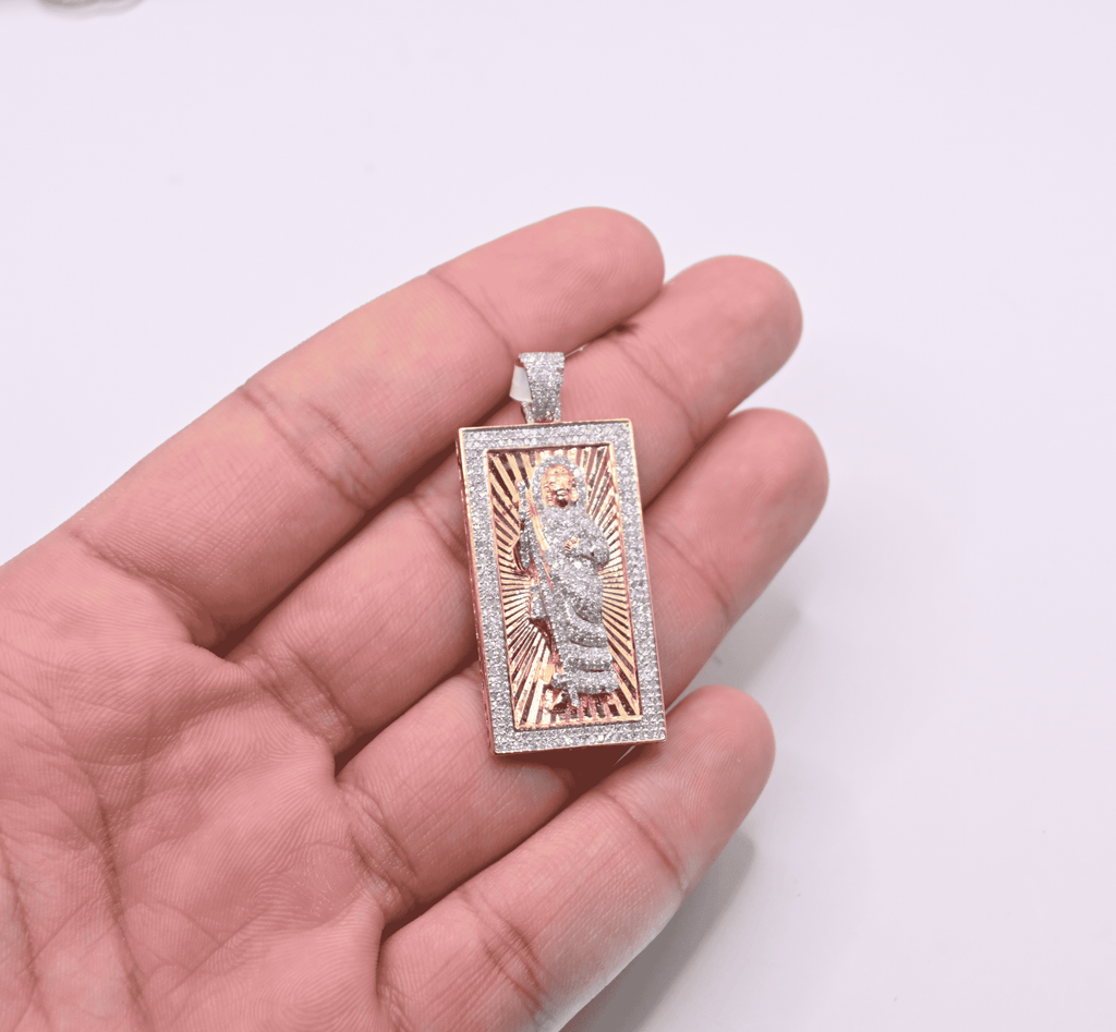 10K Gold Diamond Pendant 2.00CT