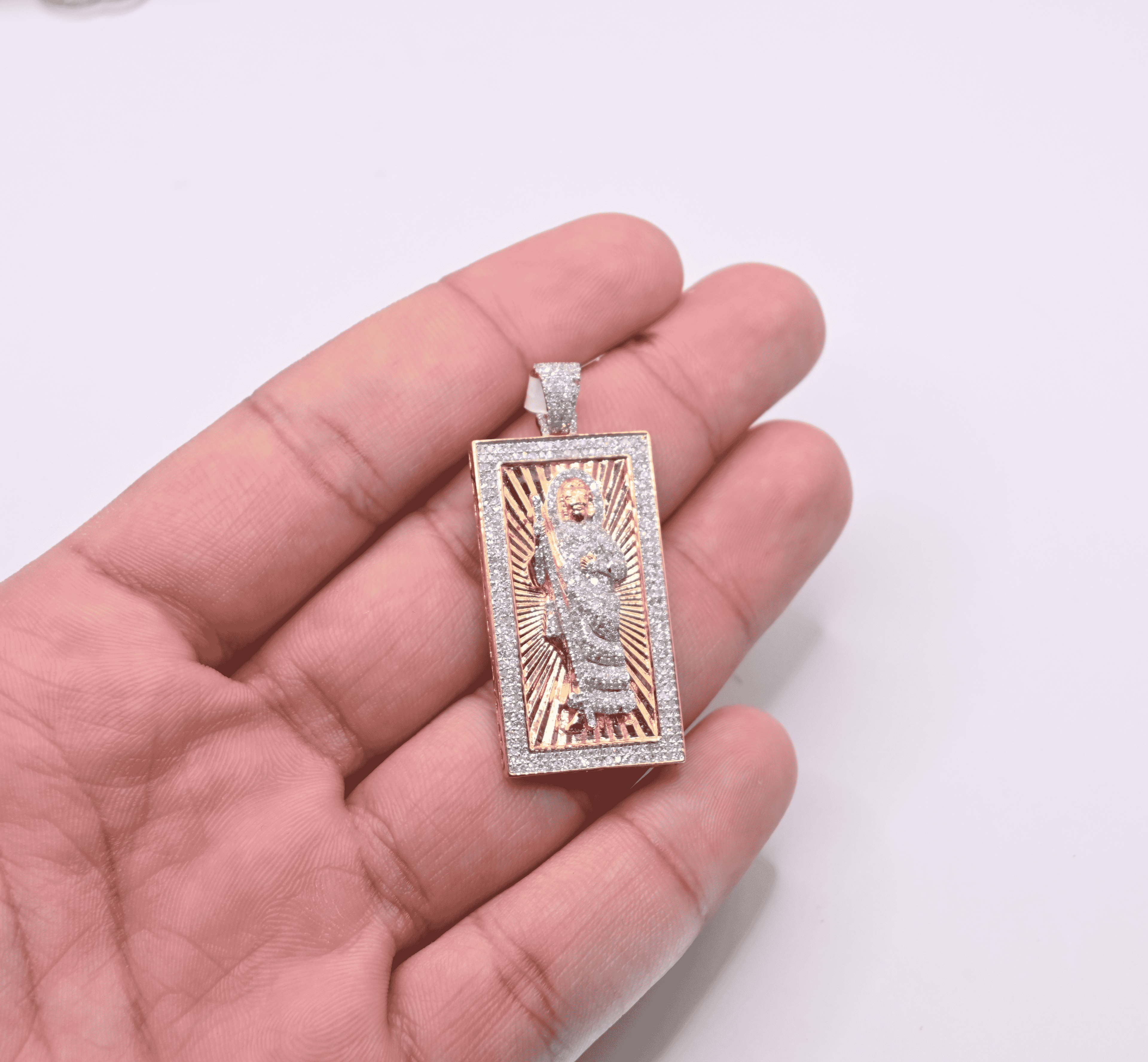10K Gold Diamond Pendant 2.00CT