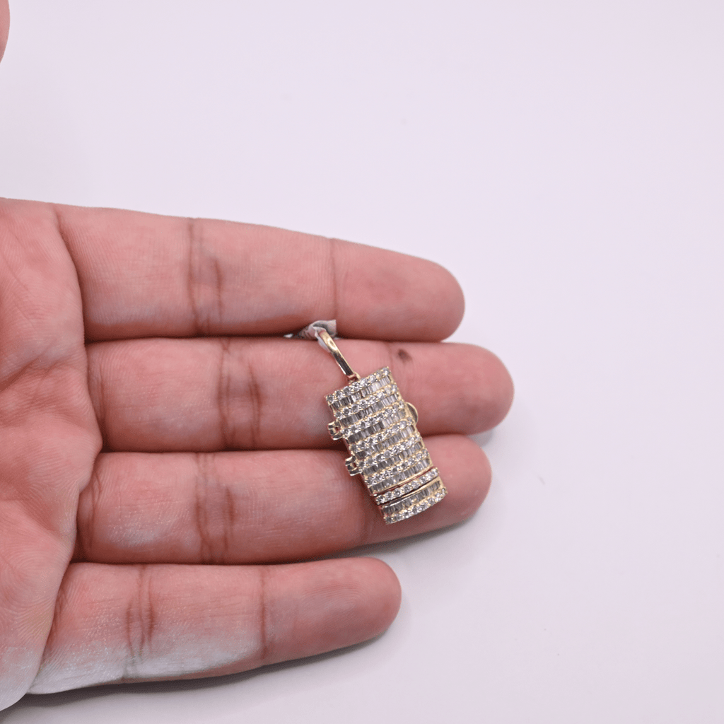 10K Gold Diamond Pendant 1.55CT