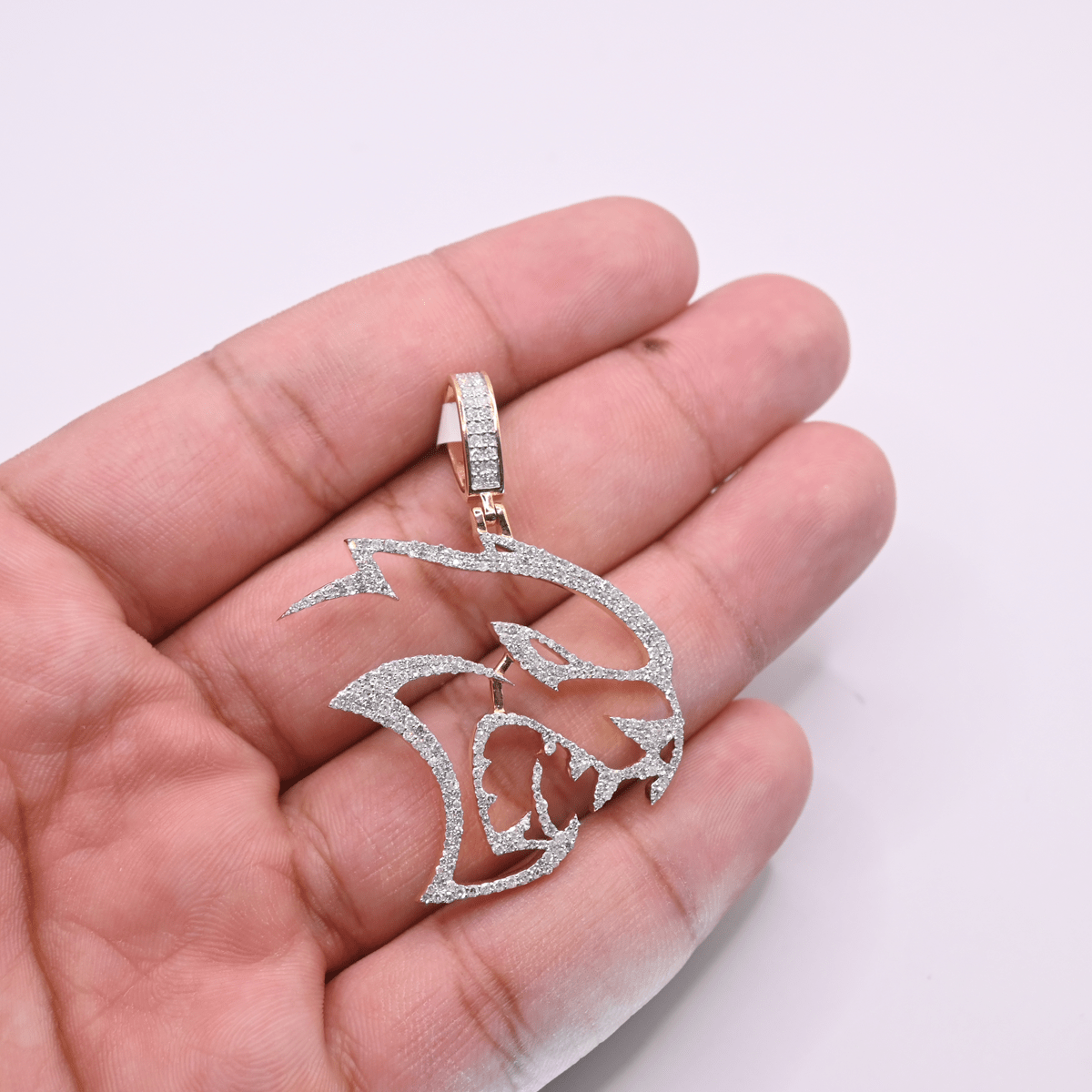 10K Gold Diamond Pendant 2.00CT