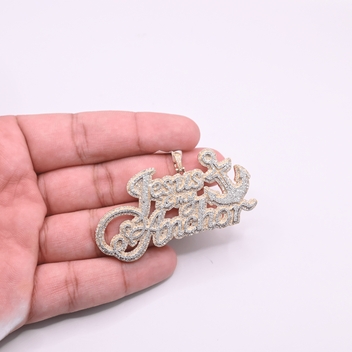 10K Gold Diamond Pendant 3.50CT