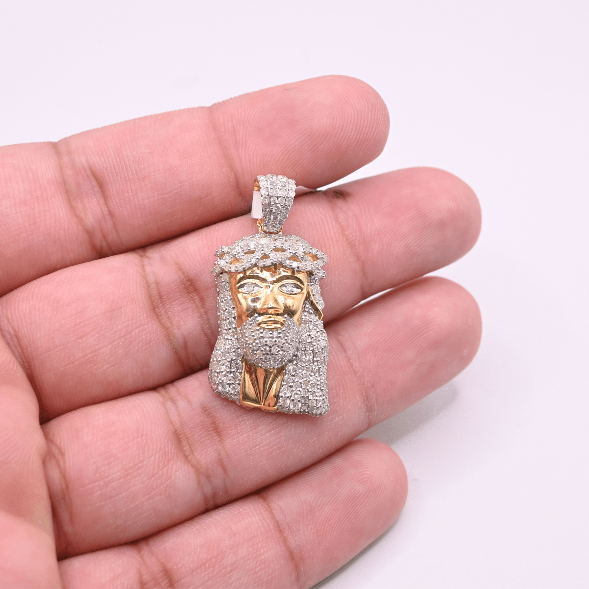 10K Gold Diamond Pendant 2.00CT