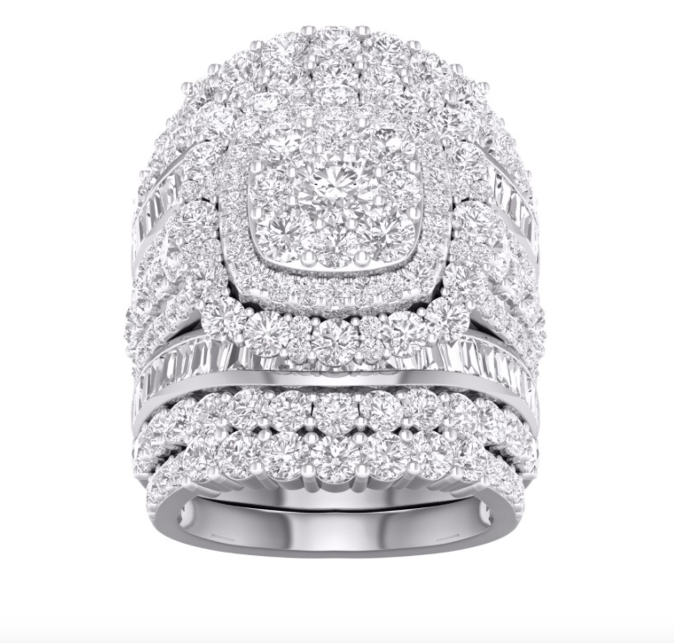 10KT Gold Diamond Women's Ring 6.00CTW