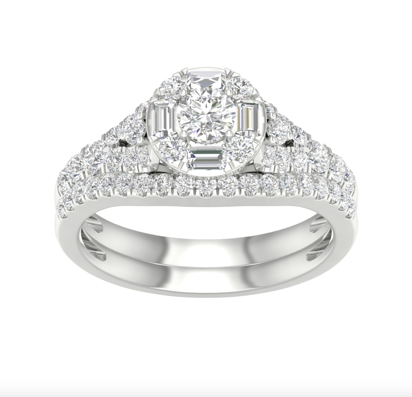 14KT Gold Diamond Women's Ring 1.00CTW