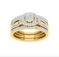 10KT Gold Diamond Women's Ring 0.50CTW