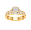 10KT Gold Diamond Women's Ring 0.25CTW