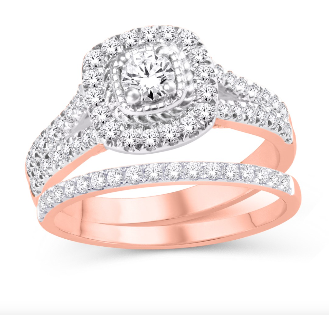 10KT Gold Diamond Women's Ring 1.00CTW