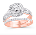 10KT Gold Diamond Women's Ring 1.00CTW