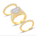10K Trio Bridal Set 1.75CTW