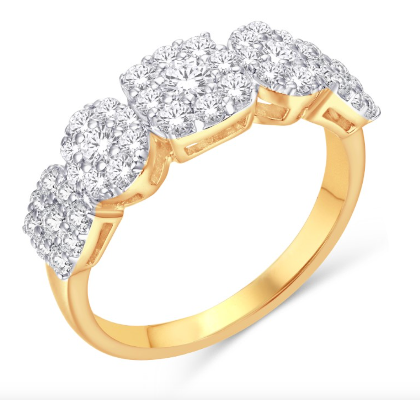 10KT Gold Diamond Women's Ring 1.00CTW