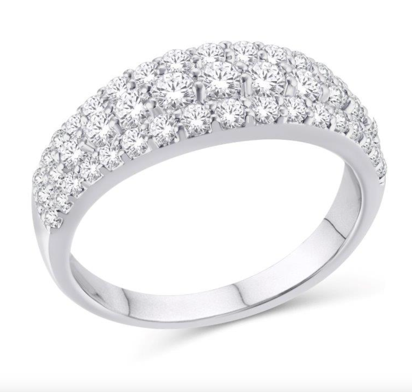 10KT Gold Diamond Women's Ring 1.00CTW