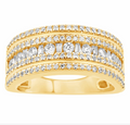 10K Gold Diamond Men's Ring 0.28CT