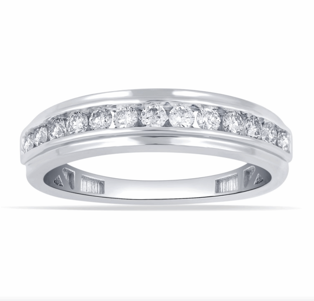 10K Gold Diamond Men's Ring 0.75CT
