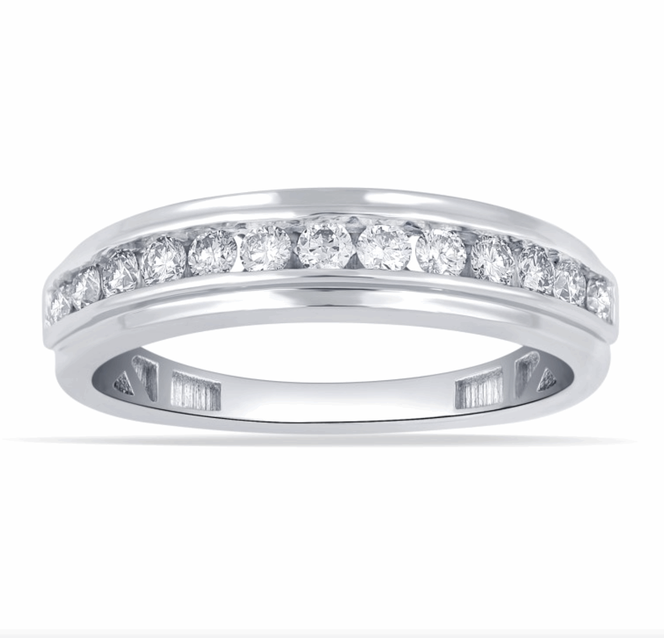 10K Gold Diamond Men's Ring 0.75CT