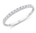 10KT Gold Diamond Women's Ring 0.15CTW