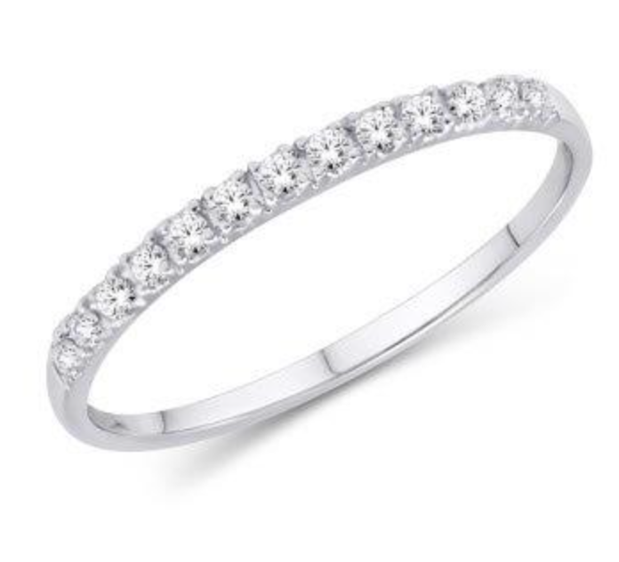 10KT Gold Diamond Women's Ring 0.15CTW