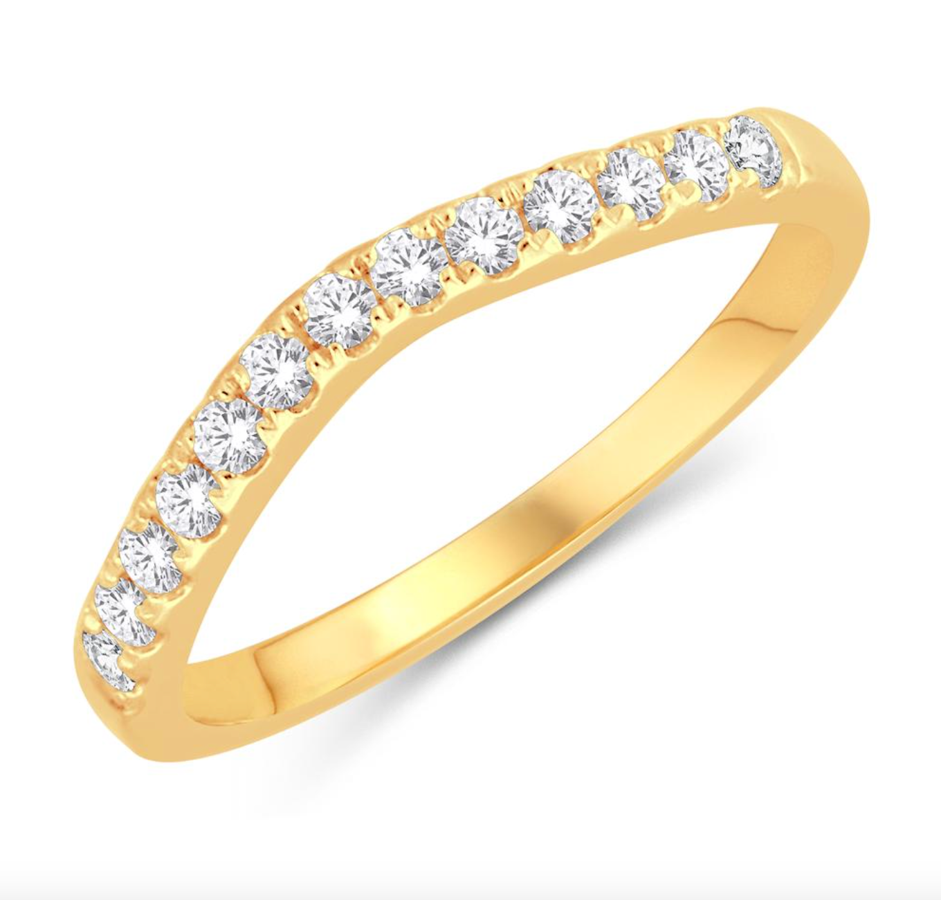 10KT Gold Diamond Women's Ring 0.25CTW