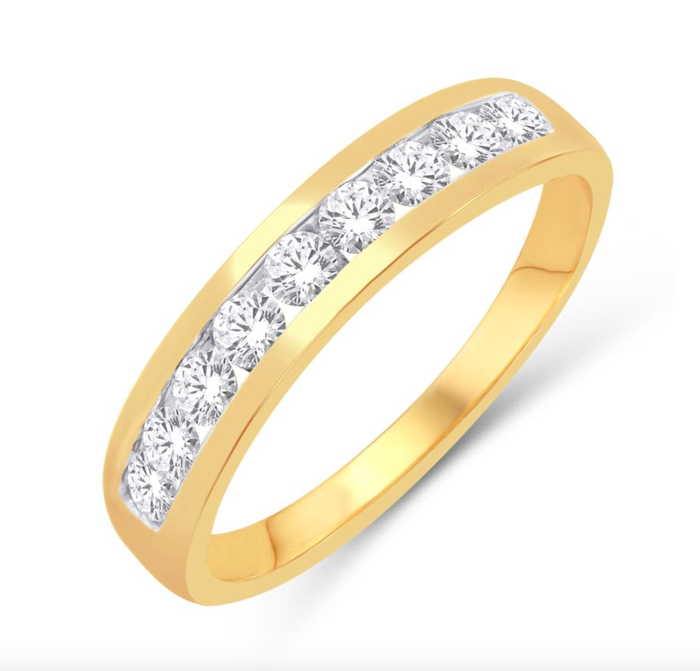 10KT Gold Diamond Women's Ring 1.00CTW