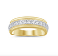 14K Gold Diamond Men's Ring 1.00CT