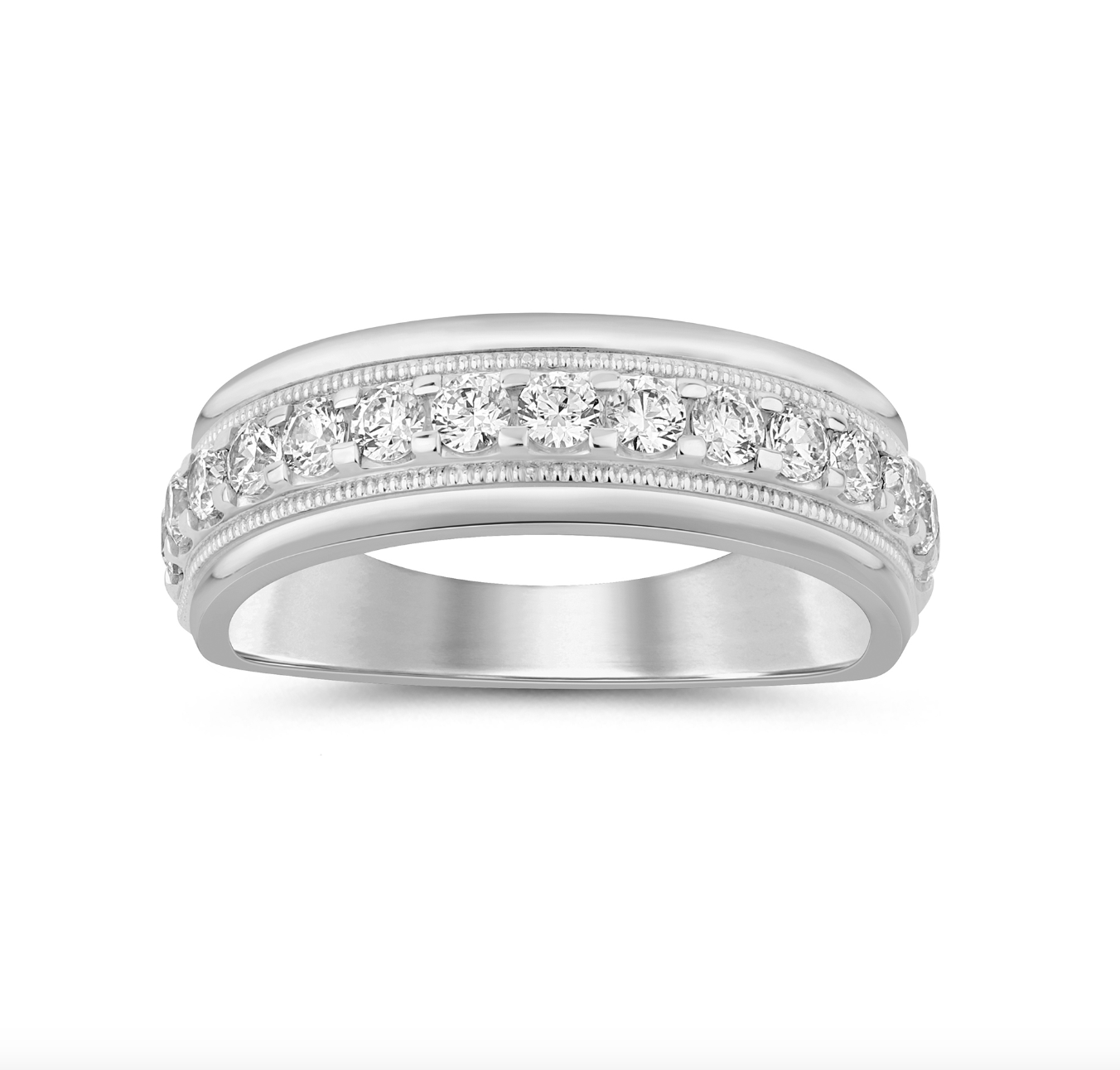 14K Gold Diamond Men's Ring 1.00CT