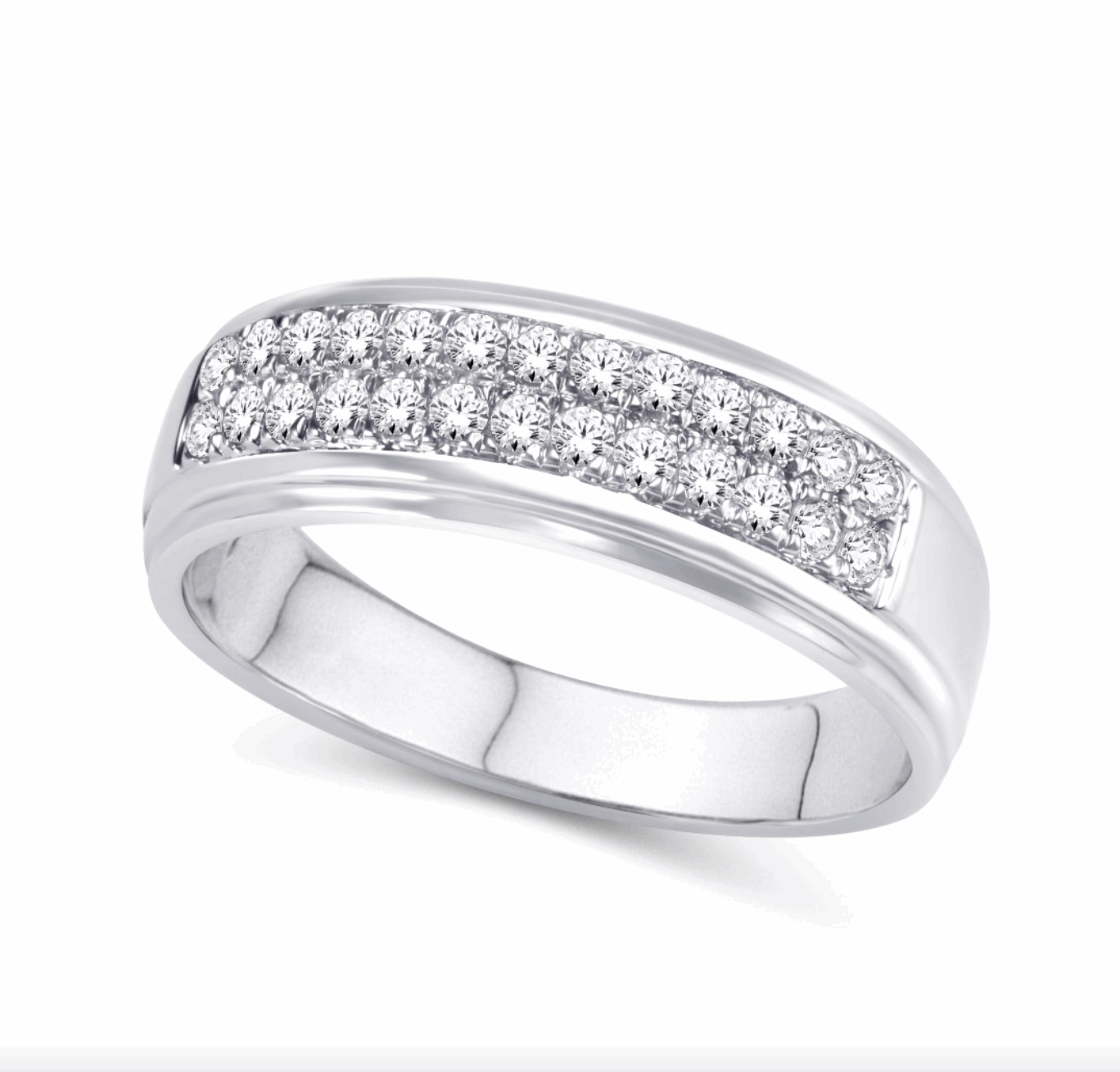 10K Gold Diamond Men's Ring 0.50CT