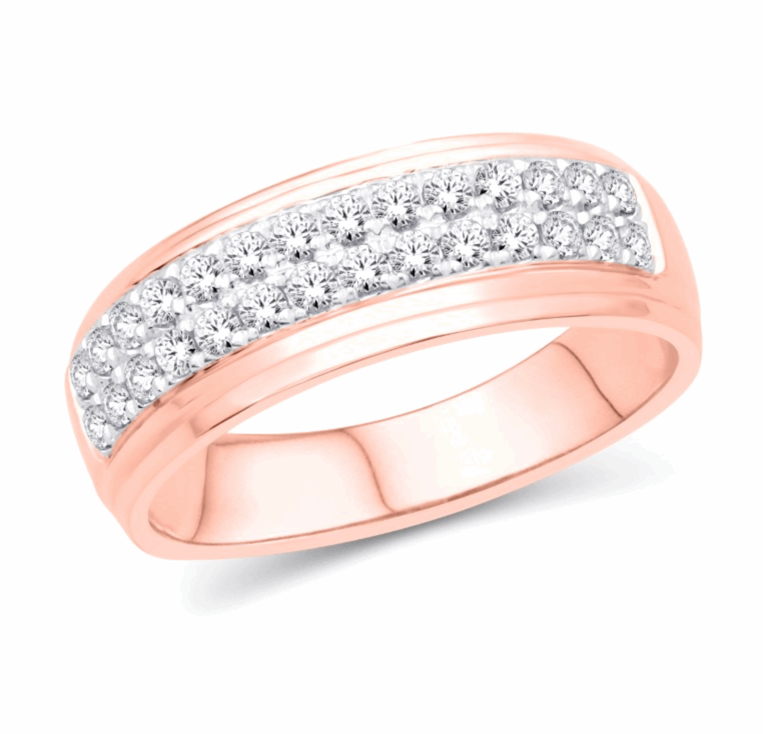 10K Gold Diamond Men's Ring 1.16CT
