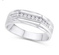 10K Gold Diamond Men's Ring 0.25CT