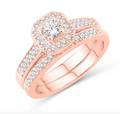 14KT Gold Diamond Women's Ring 0.53CTW