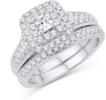 14KT Gold Diamond Women's Ring 1.00CTW