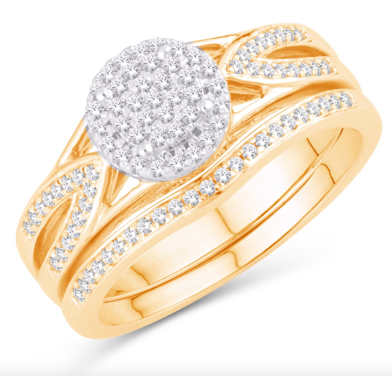 10KT Gold Diamond Women's Ring 0.33CTW