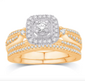 10KT Gold Diamond Women's Ring 0.50CTW