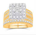 14KT Gold Diamond Women's Ring 2.00CTW