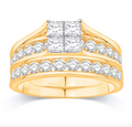 14KT Gold Diamond Women's Ring 1.88CTW