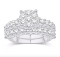10KT Gold Diamond Men's Ring 2.95CTW