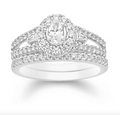 14KT Gold Diamond Women's Ring 0.75CTW