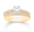 14KT Gold Diamond Women's Ring 1.00CTW