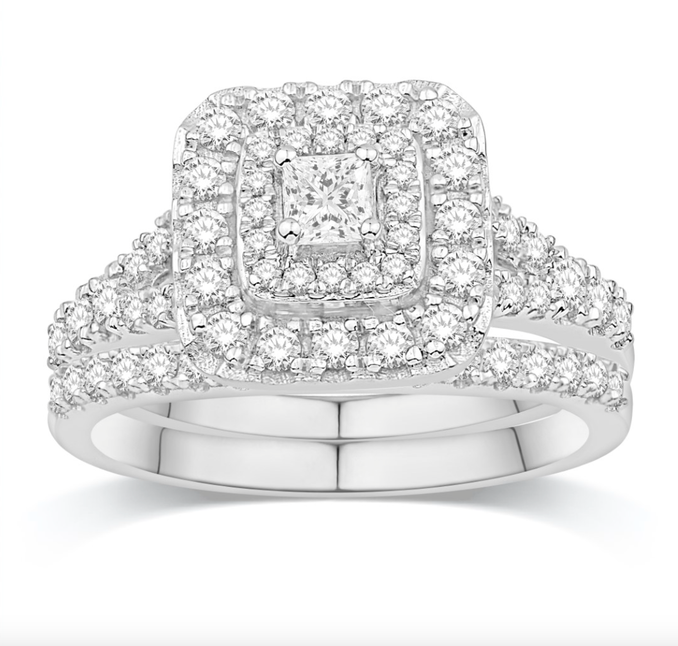 14KT Gold Diamond Women's Ring 0.99CTW