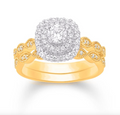 14KT Gold Diamond Women's Ring 0.50CTW