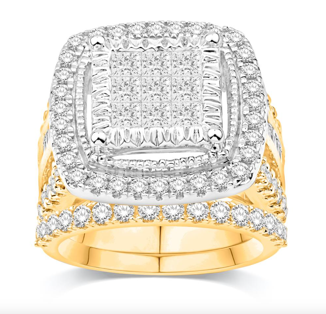 14KT Gold Diamond Women's Ring 2.02CTW