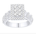 10KT Gold Diamond Women's Ring 2.19CTW
