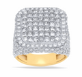 10K Gold Diamond Men's Ring 7.64CT