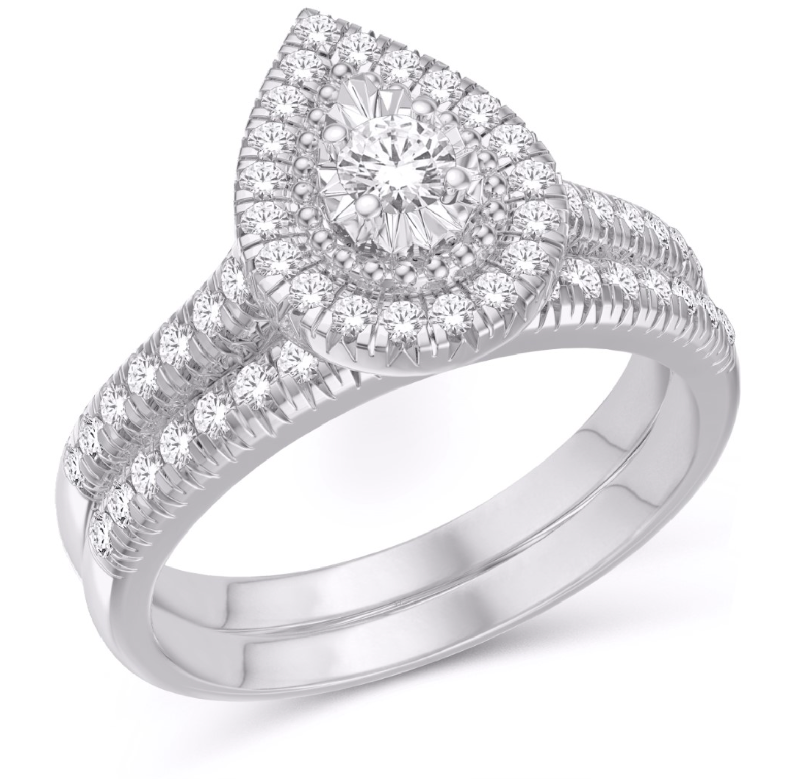 10KT Gold Diamond Women's Ring 0.50CTW
