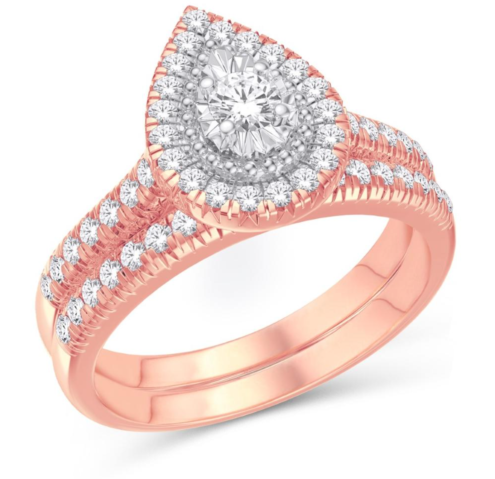 10KT Gold Diamond Women's Ring 0.50CTW