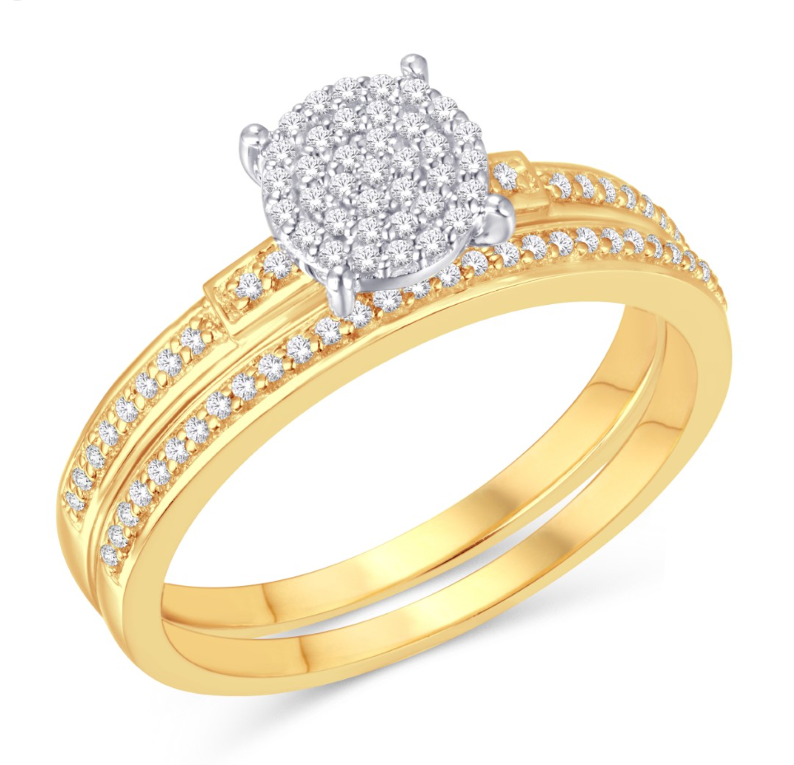 10KT Gold Diamond Women's Ring 0.25CTW