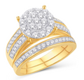 10KT Gold Diamond Women's Ring 0.96CTCTW