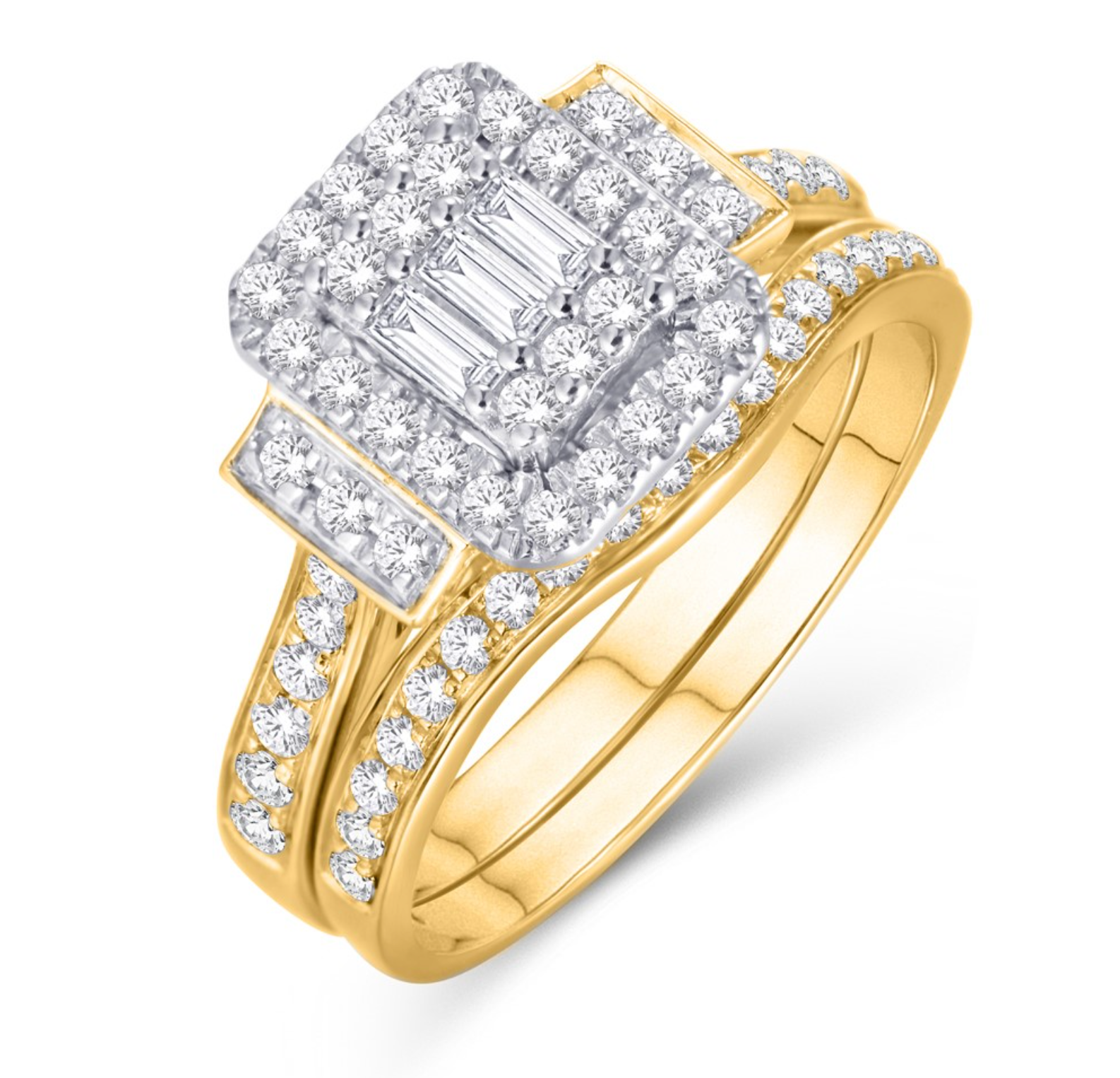 14KT Gold Diamond Women's Ring 0.75CTCTW