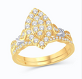 10KT Gold Diamond Women's Ring 0.50CTCTW