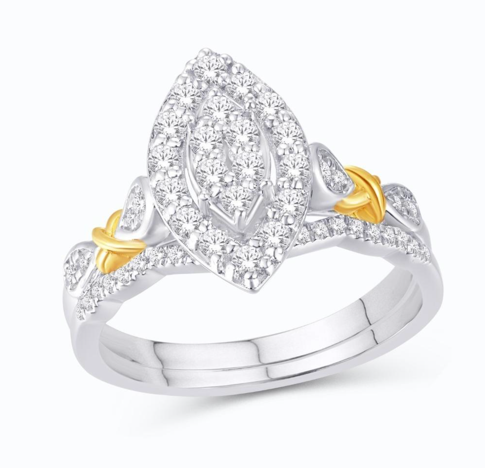 10KT Gold Diamond Women's Ring 0.50CTCTW