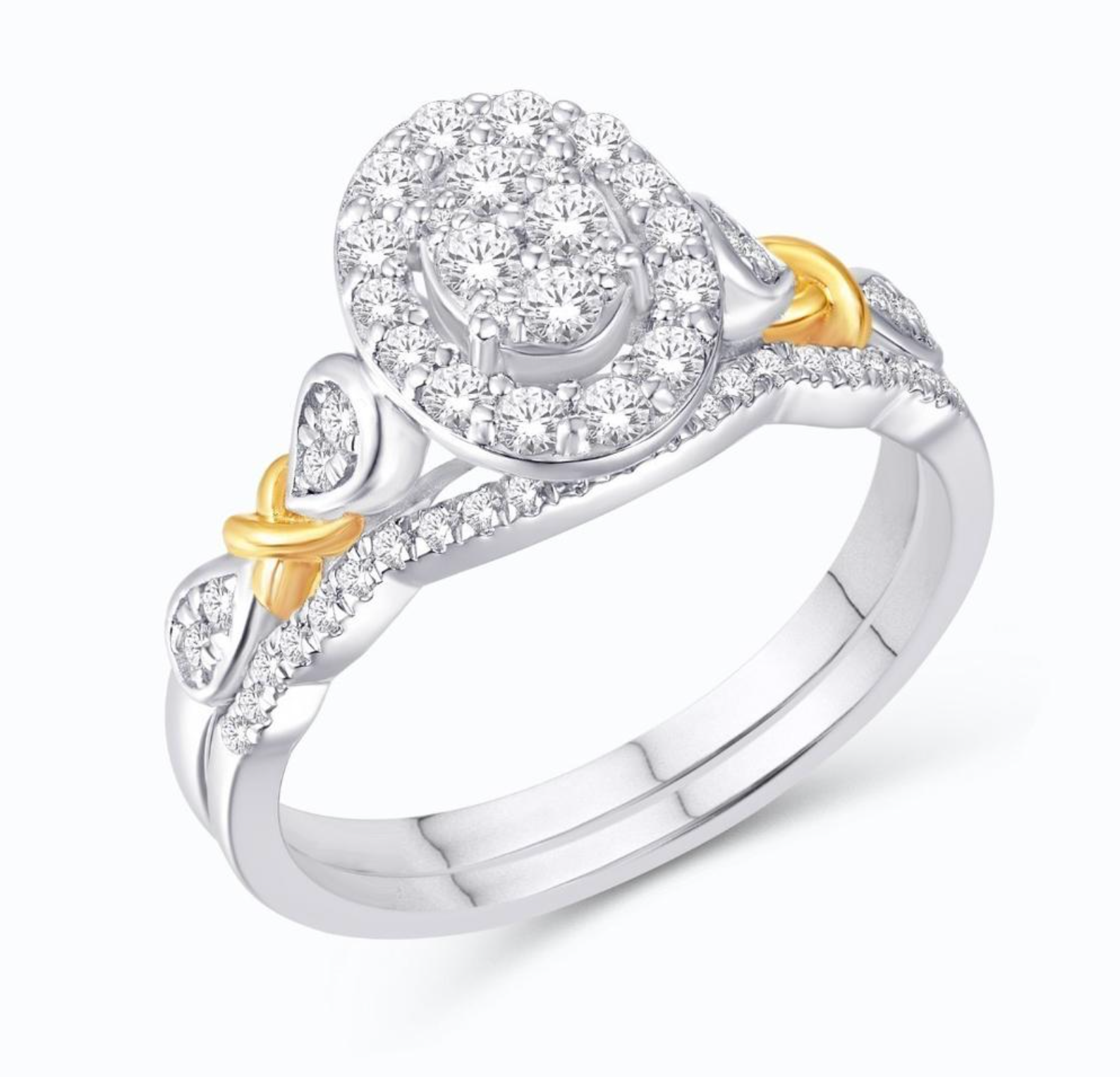 10KT Gold Diamond Women's Ring 0.50CTCTW