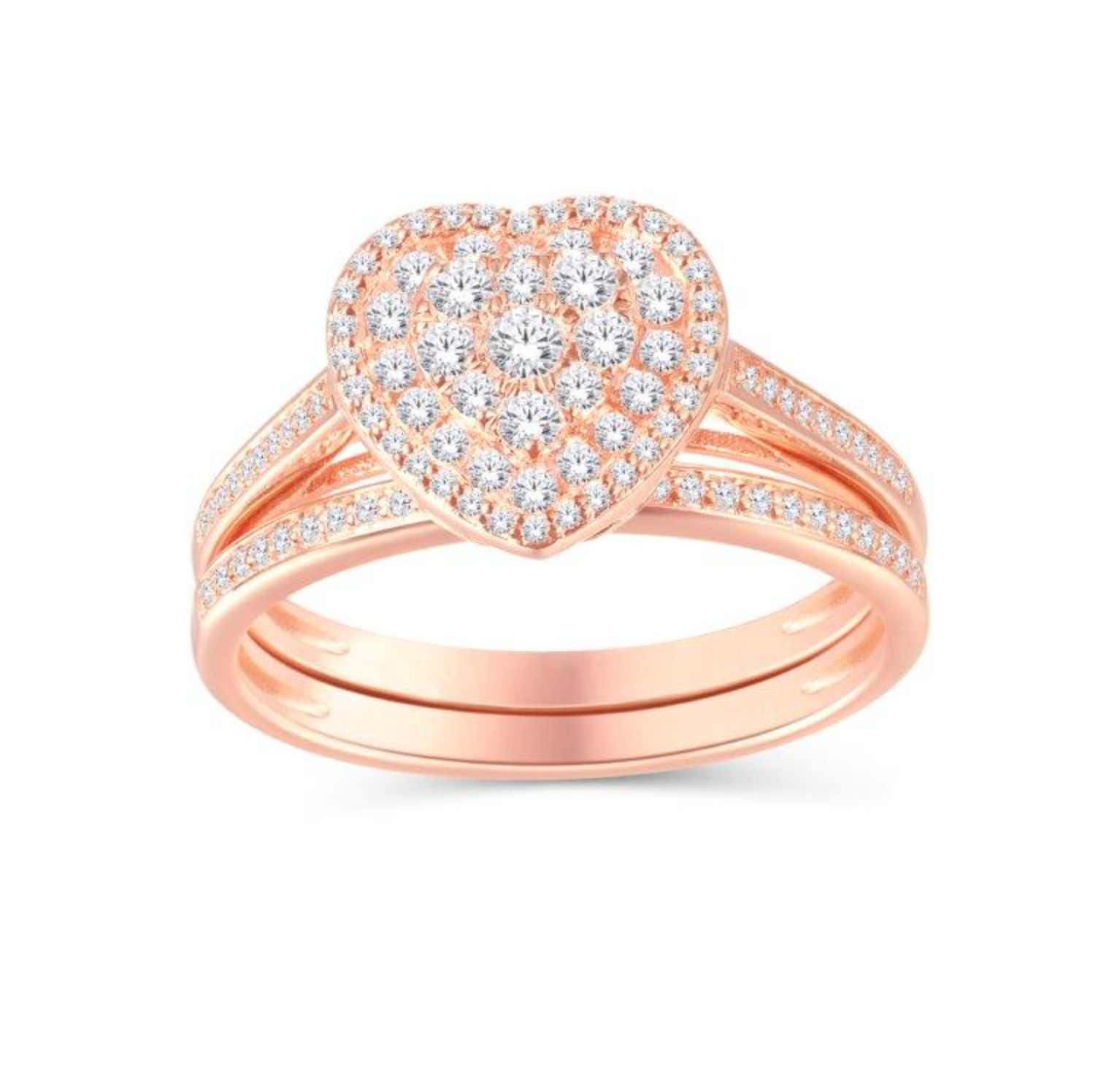 10KT Gold Diamond Women's Ring 0.45CTW